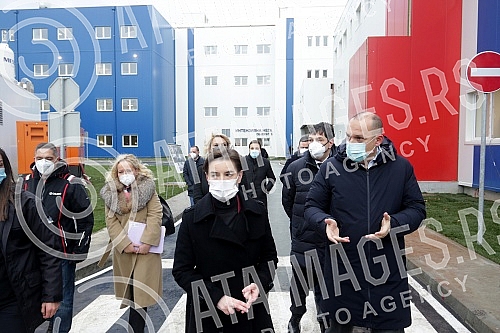 Covid Hospital in Batajnica, built in just four months, is ready to receive the first patients, who will enter the health facility today after 5 p.m.Covid bolnica u Batajnici, izgradjena za samo cetiri meseca, spremna je za prijem prvih pacijenata,
