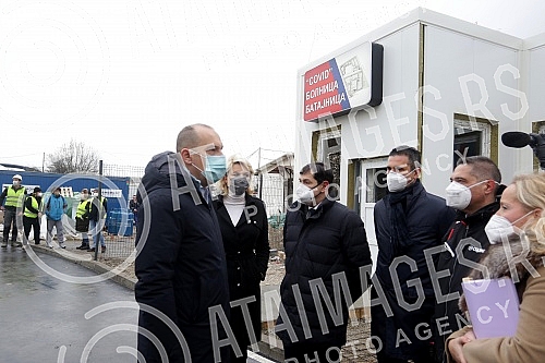 Covid Hospital in Batajnica, built in just four months, is ready to receive the first patients, who will enter the health facility today after 5 p.m.Covid bolnica u Batajnici, izgradjena za samo cetiri meseca, spremna je za prijem prvih pacijenata,