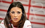 Konferencija za medije u Comtrade na Novom Beogradu povodom osvajanja zlatne medalje Ivane Spavovic i srebrne Asmira Kolasinca na Evropskom prvenstvu u dvorani u Pragu