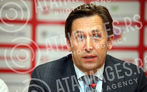 Konferencija za medije u Comtrade na Novom Beogradu povodom osvajanja zlatne medalje Ivane Spavovic i srebrne Asmira Kolasinca na Evropskom prvenstvu u dvorani u Pragu