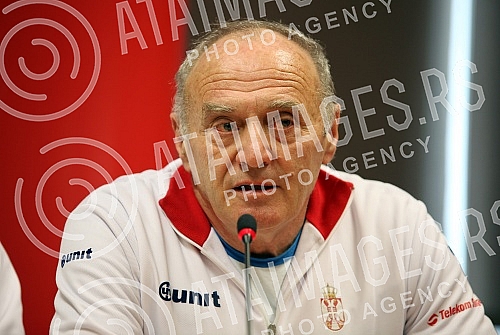 Konferencija za medije u Comtrade na Novom Beogradu povodom osvajanja zlatne medalje Ivane Spavovic i srebrne Asmira Kolasinca na Evropskom prvenstvu u dvorani u Pragu
