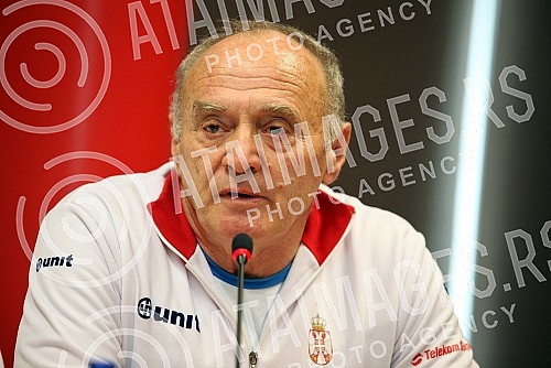 Konferencija za medije u Comtrade na Novom Beogradu povodom osvajanja zlatne medalje Ivane Spavovic i srebrne Asmira Kolasinca na Evropskom prvenstvu u dvorani u Pragu