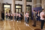 The President of Serbia, Aleksandar Vucic, received in the Presidency the women's basketball national team of Serbia, which won a gold medal at the European Championship.Predsednik Srbije Aleksandar Vucic primio je  u Predsednistvu zensku kosarkask