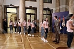 The President of Serbia, Aleksandar Vucic, received in the Presidency the women's basketball national team of Serbia, which won a gold medal at the European Championship.Predsednik Srbije Aleksandar Vucic primio je  u Predsednistvu zensku kosarkask