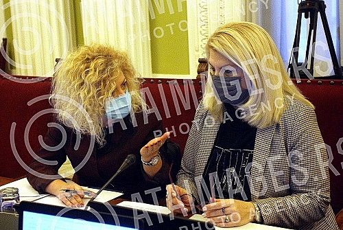 Meeting of the Committee on finance, republic budget and control of public expenditure. Sednica Odbora za finansije, republicki budzet i kontrolu trosenja javnih sredstava.