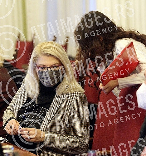 Meeting of the Committee on finance, republic budget and control of public expenditure. Sednica Odbora za finansije, republicki budzet i kontrolu trosenja javnih sredstava.