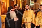 His Holiness Serbian Patriarch Porfirije arrived at the Church of the Nativity of the Most Holy Mother of God in Sarajevo, where he was welcomed by His Eminence Metropolitan Hrizostom of Dabro-Bosnia with the clergy of the Serbian Orthodox Church. Pa