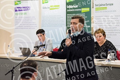 A panel discussion on the topic of social protection and social justice of the representatives Together for Serbia, Let's not drown Belgrade and the European Green Party and the Environmental Uprising was held at the Tami Residence Hotel in Nis.Pan