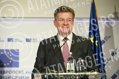 A press conference on a joint visit to Belgrade by Miroslav Lajcak, EU Special Envoy for Belgrade-Pristina Dialogue and Other Regional Issues in the Western Balkans, and Gabriel Escobar, US Deputy Assistant Secretary of State and Special Envoy for th