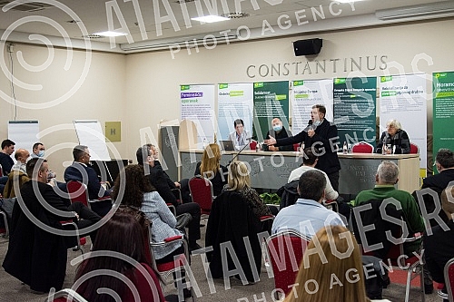 A panel discussion on the topic of social protection and social justice of the representatives Together for Serbia, Let's not drown Belgrade and the European Green Party and the Environmental Uprising was held at the Tami Residence Hotel in Nis.Pan