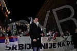 In front of the Presidency of Serbia, despite the ban on the gathering, several hundred citizens gathered at a protest organized by the organization Kreni - Promeni, demanding a ban on the extraction of pine and lithium.Ispred Predsednistva Srbije,