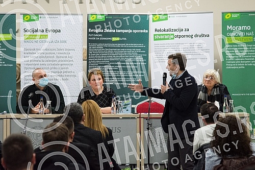 A panel discussion on the topic of social protection and social justice of the representatives Together for Serbia, Let's not drown Belgrade and the European Green Party and the Environmental Uprising was held at the Tami Residence Hotel in Nis.Pan