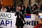 In front of the Presidency of Serbia, despite the ban on the gathering, several hundred citizens gathered at a protest organized by the organization Kreni - Promeni, demanding a ban on the extraction of pine and lithium.Ispred Predsednistva Srbije,