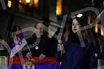 In front of the Presidency of Serbia, despite the ban on the gathering, several hundred citizens gathered at a protest organized by the organization Kreni - Promeni, demanding a ban on the extraction of pine and lithium.Ispred Predsednistva Srbije,