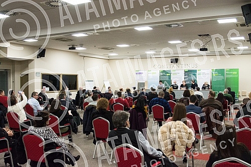 A panel discussion on the topic of social protection and social justice of the representatives Together for Serbia, Let's not drown Belgrade and the European Green Party and the Environmental Uprising was held at the Tami Residence Hotel in Nis.Pan