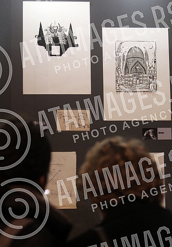 Opening of the exhibition of sketches of the greats of contemporary world art and architecture 