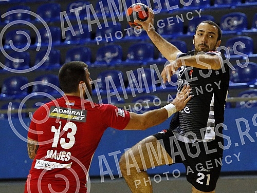 The Serbian Cup - Region Belgrade match between RK Oblici and MRK Crvena zvezda Grundfos.Utakmica Kupa Srbije - Region Beograd izmedju RK Oblici i MRK Crvena zvezda Grundfos.
