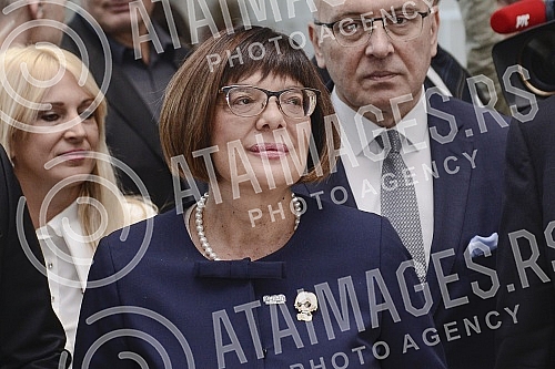 Opening of the renovated building of the Museum of Contemporary Art.Otvaranje renovirane zgrade Muzeja savremene umetnosti.