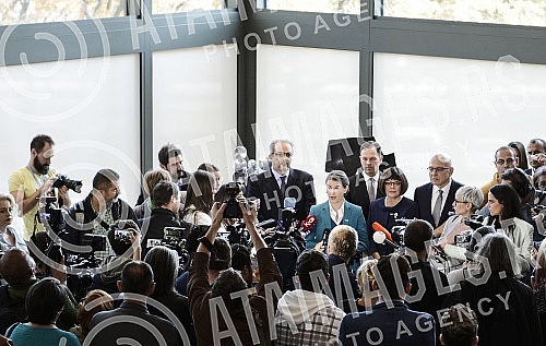 Opening of the renovated building of the Museum of Contemporary Art.Otvaranje renovirane zgrade Muzeja savremene umetnosti.