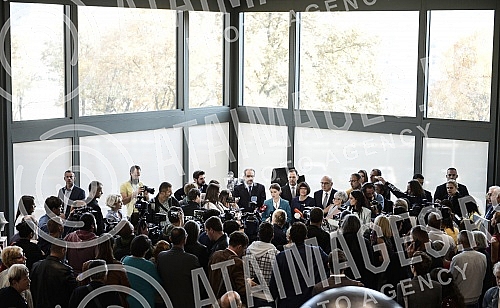 Opening of the renovated building of the Museum of Contemporary Art.Otvaranje renovirane zgrade Muzeja savremene umetnosti.
