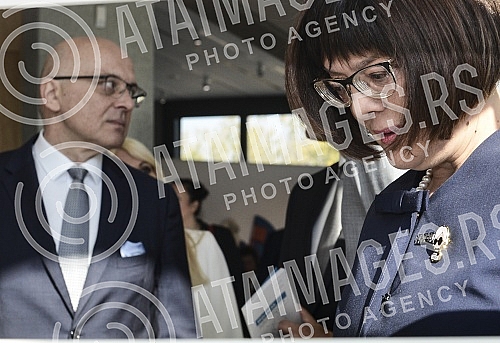 Opening of the renovated building of the Museum of Contemporary Art.Otvaranje renovirane zgrade Muzeja savremene umetnosti.