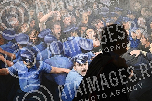 Opening of the renovated building of the Museum of Contemporary Art.Otvaranje renovirane zgrade Muzeja savremene umetnosti.