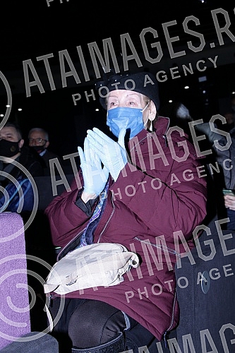 Commemoration on the occasion of the death of Predrag Zivkovic Tozovac was held in Kombank Hall.Komemoracija povodom smrti Predraga Zivkovica Tozovca odrzana u Kombank dvorani.