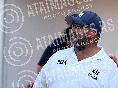 Final four Belgrade Europe Champions League odrzan na stadionu Vozdovcz (TC Stadion) u Beograd. Prva polufinalna utakmica izmedju SBB Vukovi (Belgrade/Serbia) i London Blitz (Great Britain).