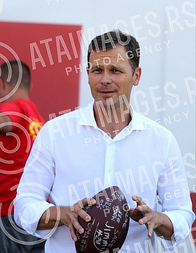 Final four Belgrade Europe Champions League odrzan na stadionu Vozdovcz (TC Stadion) u Beograd. Prva polufinalna utakmica izmedju SBB Vukovi (Belgrade/Serbia) i London Blitz (Great Britain).