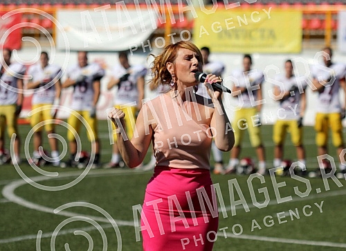 Final four Belgrade Europe Champions League odrzan na stadionu Vozdovcz (TC Stadion) u Beograd. Prva polufinalna utakmica izmedju SBB Vukovi (Belgrade/Serbia) i London Blitz (Great Britain).
