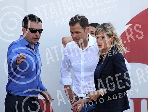 Final four Belgrade Europe Champions League odrzan na stadionu Vozdovcz (TC Stadion) u Beograd. Prva polufinalna utakmica izmedju SBB Vukovi (Belgrade/Serbia) i London Blitz (Great Britain).