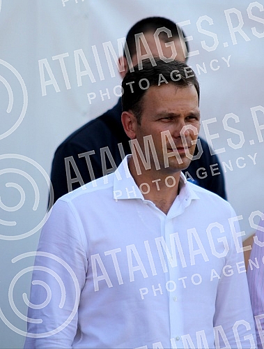 Final four Belgrade Europe Champions League odrzan na stadionu Vozdovcz (TC Stadion) u Beograd. Prva polufinalna utakmica izmedju SBB Vukovi (Belgrade/Serbia) i London Blitz (Great Britain).