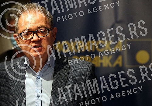 The President of the Democratic Party Zoran Lutovac held a press conference at the premises of the Democratic Party with the topic 