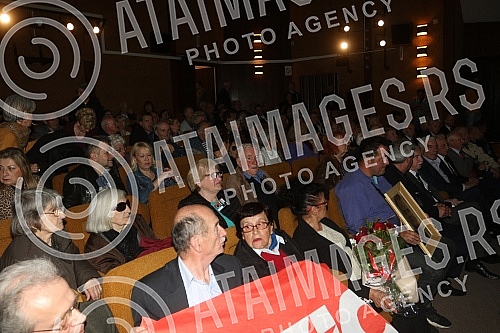 The commemoration of Mirjana Markovic was held in the Pozarevac Cultural Center.Komemoracija Mirjane Markovic odrzana je u Kulturnom centru Pozarevca