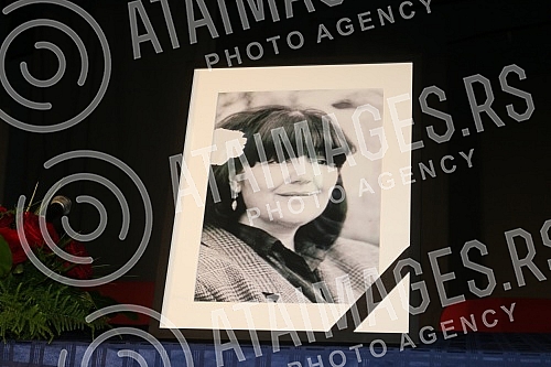 The commemoration of Mirjana Markovic was held in the Pozarevac Cultural Center.Komemoracija Mirjane Markovic odrzana je u Kulturnom centru Pozarevca