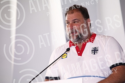A press conference was held in the Promenade on the occasion of signing and marking the general sponsorship for 2022/2023. year between Lidl Serbia and the Water Polo Association of Serbia.U Promenadi je odrzana konferencija za medije povodom potpi