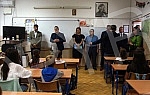 First Vice-President of the Government of Serbia and Minister of Education, Science and Technological Development Branko Ruzic visited the students and teachers of 
