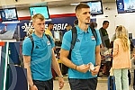 The basketball team of Serbia left early this morning from Nikola Tesla Airport to Prague for the European Championship.Kosarkaska reprezentacija Srbija otputovala je rano jutros sa aerodromu Nikola Tesla u Prag na Evropsko prvenstvo.