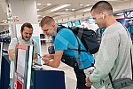 The basketball team of Serbia left early this morning from Nikola Tesla Airport to Prague for the European Championship.Kosarkaska reprezentacija Srbija otputovala je rano jutros sa aerodromu Nikola Tesla u Prag na Evropsko prvenstvo.