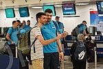 The basketball team of Serbia left early this morning from Nikola Tesla Airport to Prague for the European Championship.Kosarkaska reprezentacija Srbija otputovala je rano jutros sa aerodromu Nikola Tesla u Prag na Evropsko prvenstvo.