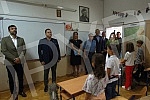 First Vice-President of the Government of Serbia and Minister of Education, Science and Technological Development Branko Ruzic visited the students and teachers of 