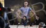 Press conference of Ivana Spanovic held in hotel Moskva.Pres konferencija Ivane Spanovic odrzana u hotelu Moskva. 