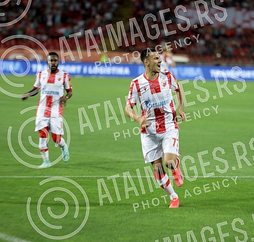 The rematch of the second round of qualifications for the Champions League between FC Red Star and FC Kairat is played at the Rajko Mitic Stadium.Revans utakmica drugog kola kvalifikacija za Ligu sampiona izmedju FK Crvene zvezde i FK Kairat igra s