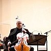 The concert of the chamber ensemble of 13 strings and Denis Shapovalov (cello and electric cello) as part of the 53rd edition of BEMUS was held in the great hall of Kolarac's endowment, and Shapovalov performed a program - 