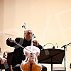 The concert of the chamber ensemble of 13 strings and Denis Shapovalov (cello and electric cello) as part of the 53rd edition of BEMUS was held in the great hall of Kolarac's endowment, and Shapovalov performed a program - 