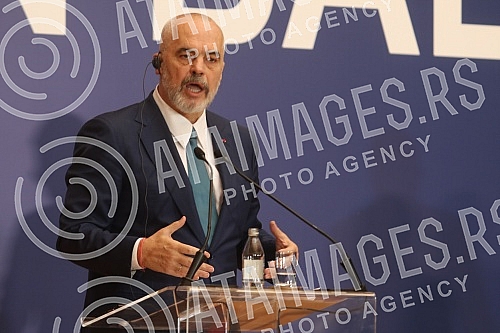 The President of the Republic of Serbia, Aleksandar Vucic, met at the Palace of Serbia with the Prime Minister of the Republic of Albania, Edi Rama, and the Deputy Prime Minister of Northern Macedonia in charge of European Affairs, Nikola Dimitrov, w