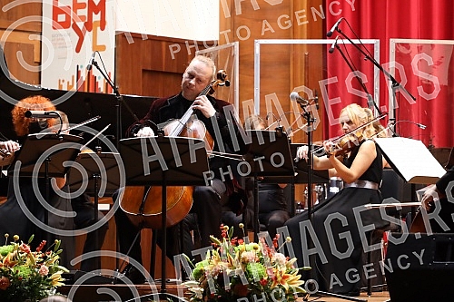 The concert of the chamber ensemble of 13 strings and Denis Shapovalov (cello and electric cello) as part of the 53rd edition of BEMUS was held in the great hall of Kolarac's endowment, and Shapovalov performed a program - 