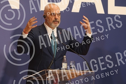 The President of the Republic of Serbia, Aleksandar Vucic, met at the Palace of Serbia with the Prime Minister of the Republic of Albania, Edi Rama, and the Deputy Prime Minister of Northern Macedonia in charge of European Affairs, Nikola Dimitrov, w