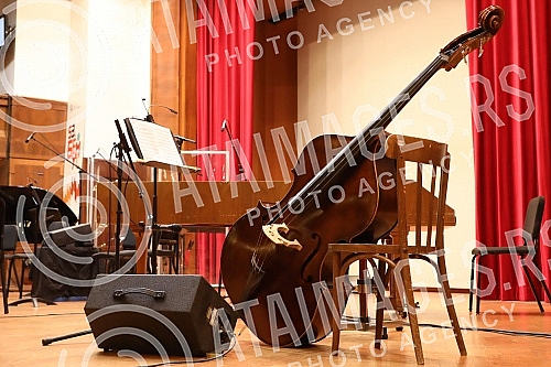 The concert of the chamber ensemble of 13 strings and Denis Shapovalov (cello and electric cello) as part of the 53rd edition of BEMUS was held in the great hall of Kolarac's endowment, and Shapovalov performed a program - 