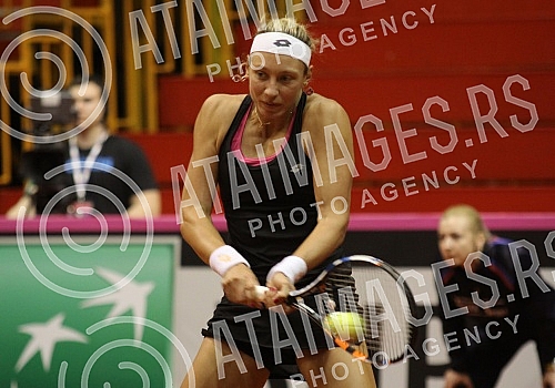 Fed cup - Serbia vs Belgium - World Group II, Play Off played in 